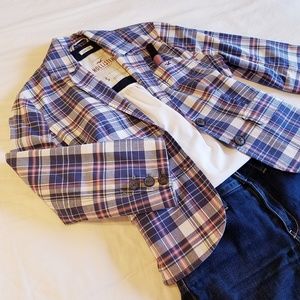 Hollister Plaid Blazer